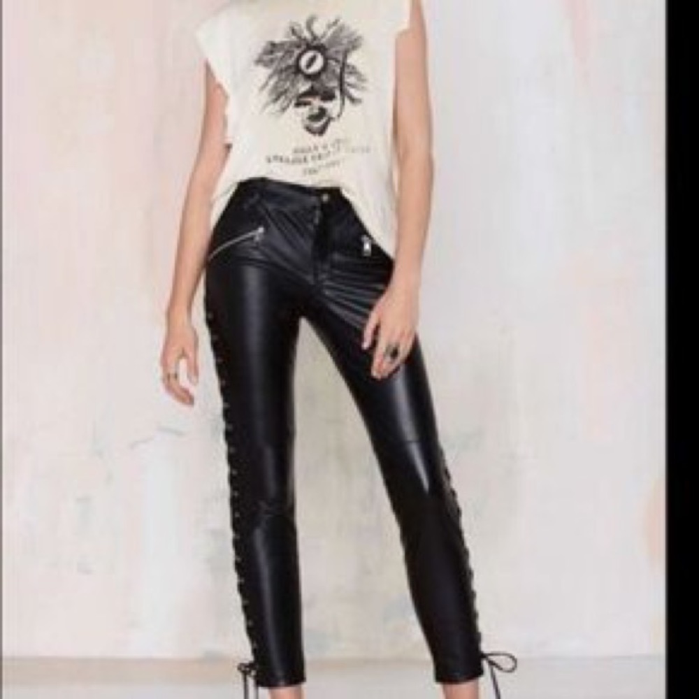 Nasty Gal Leather Pants